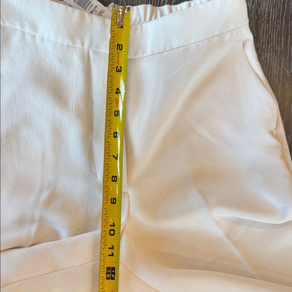 NWT Aritzia The Limitless Pant Wilfred Crepette Size 6 Short Wide Leg Cream - Picture 15 of 15